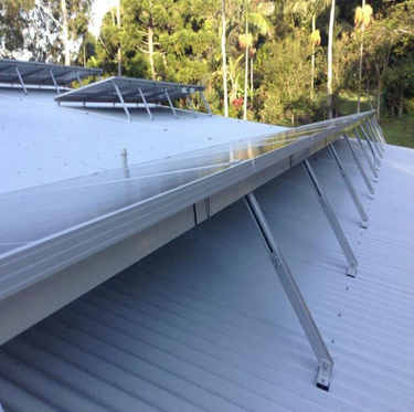 photo of tilt mounting kit for solar panels on roof